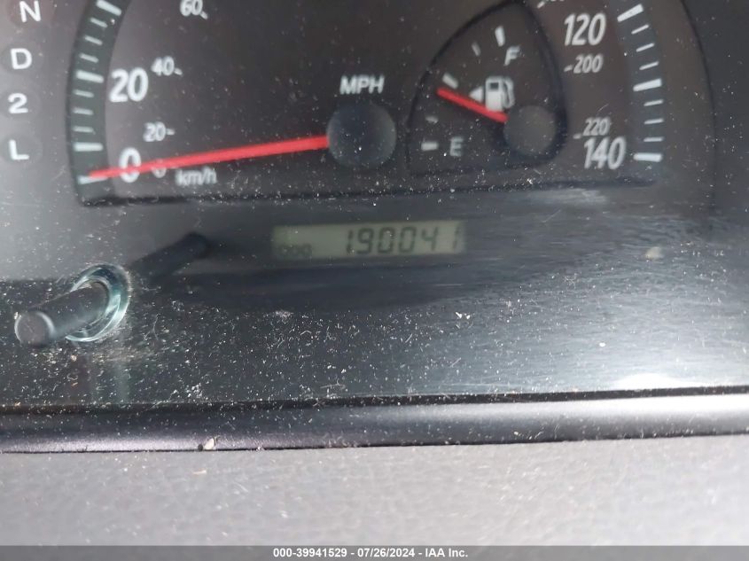 2004 Toyota Camry Le/Xle/Se VIN: 4T1BE32K44U814088 Lot: 39941529