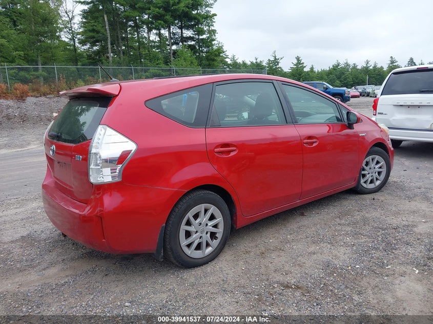 2012 Toyota Prius V Two VIN: JTDZN3EU2C3059981 Lot: 39941537