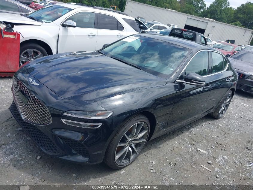 2023 Genesis G70 2.0T Awd VIN: KMTG34TA1PU131458 Lot: 40621317