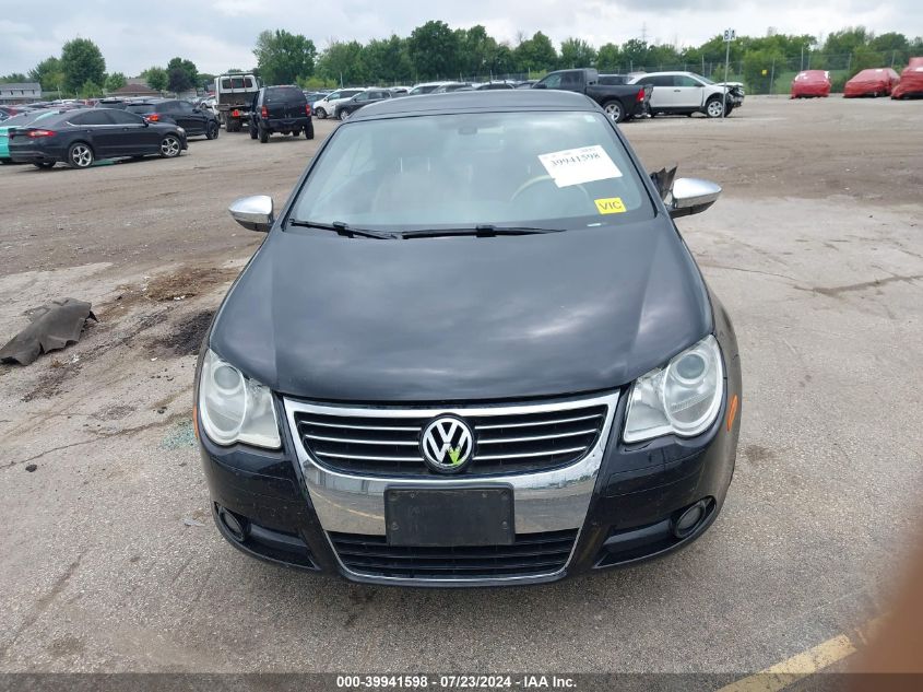 2010 Volkswagen Eos Lux VIN: WVWFA7AH3AV011535 Lot: 39941598