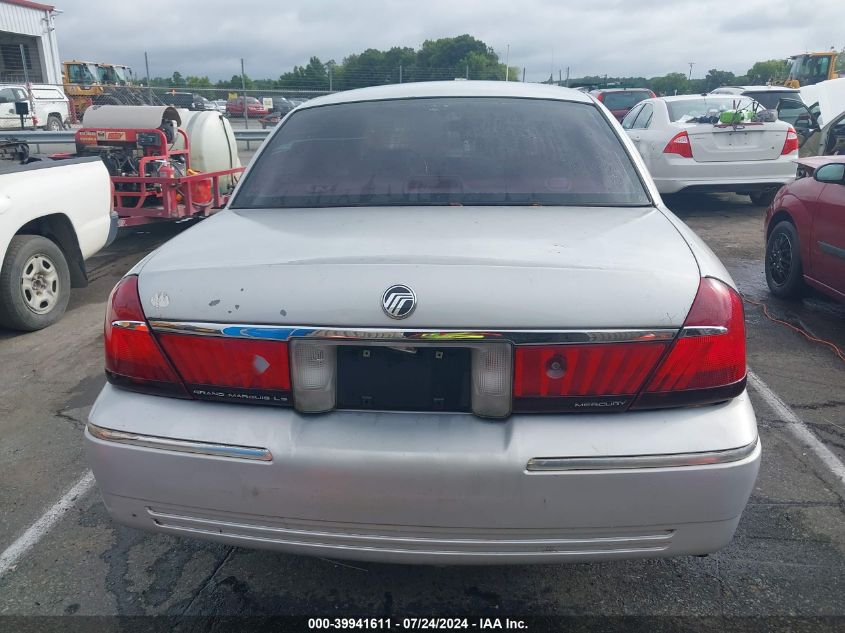 2000 Mercury Grand Marquis Ls VIN: 2MEFM75W5YX705103 Lot: 39941611
