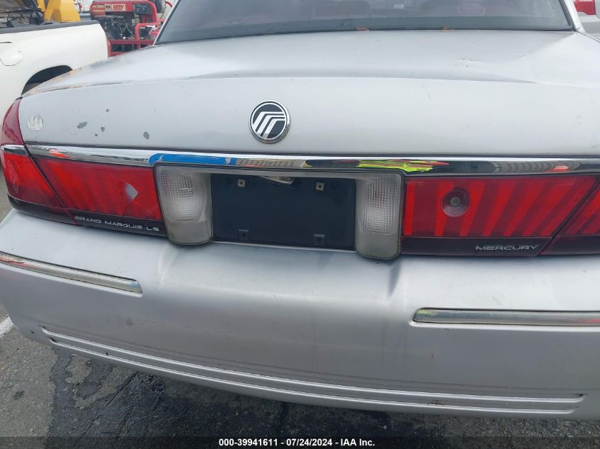 2000 Mercury Grand Marquis Ls VIN: 2MEFM75W5YX705103 Lot: 39941611