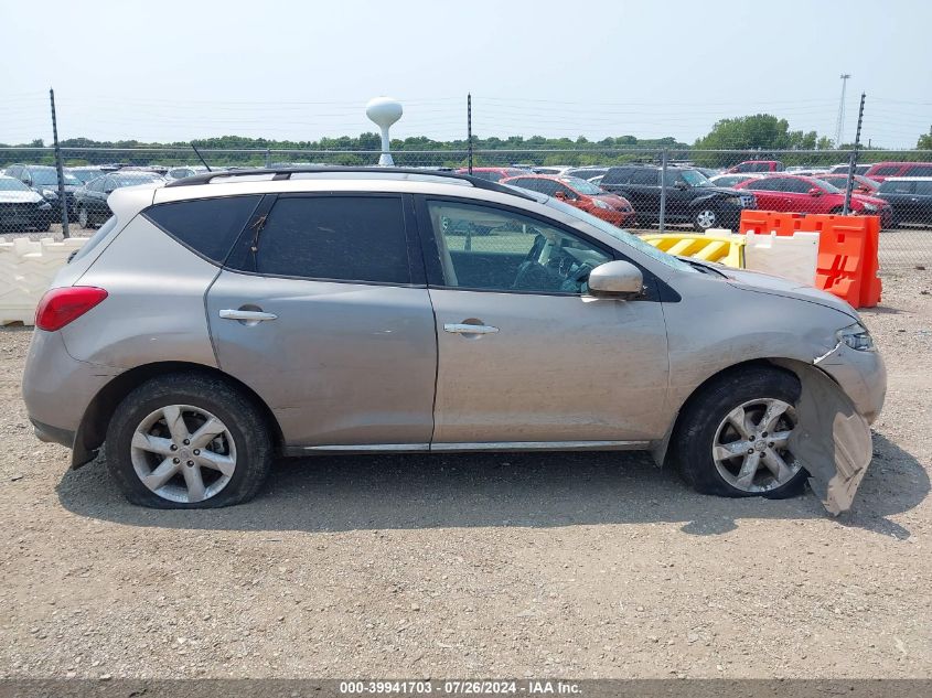 2009 Nissan Murano Sl VIN: JN8AZ18U89W021667 Lot: 39941703