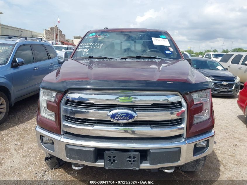 2016 Ford F-150 King Ranch VIN: 1FTEW1EG1GFC83581 Lot: 39941704