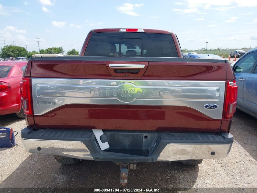 2016 Ford F-150 King Ranch VIN: 1FTEW1EG1GFC83581 Lot: 39941704