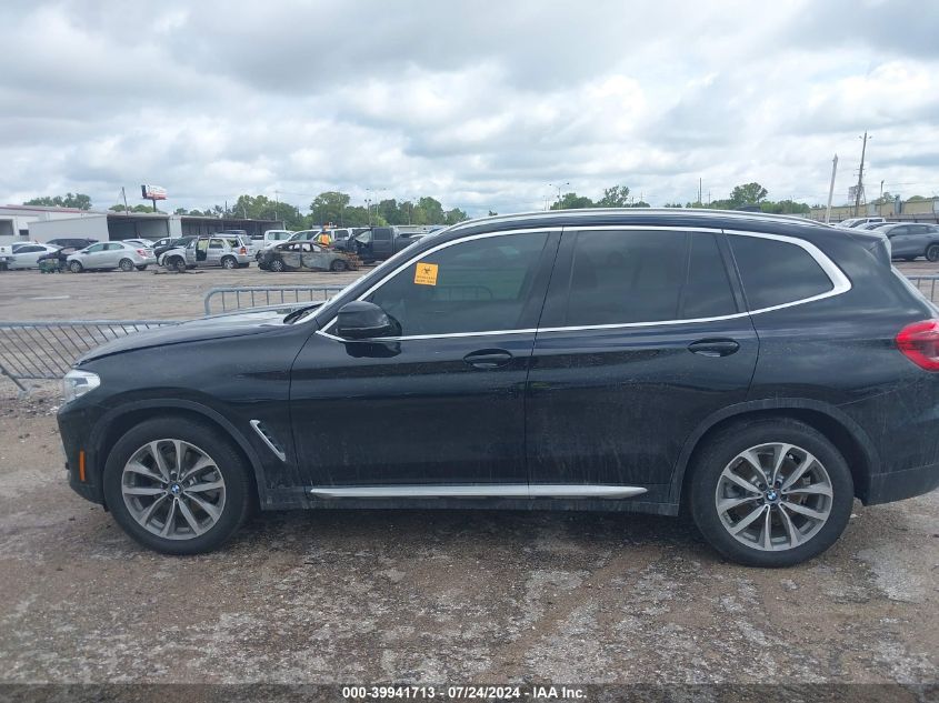 2019 BMW X3 Sdrive30I VIN: 5UXTR7C55KLR48798 Lot: 39941713