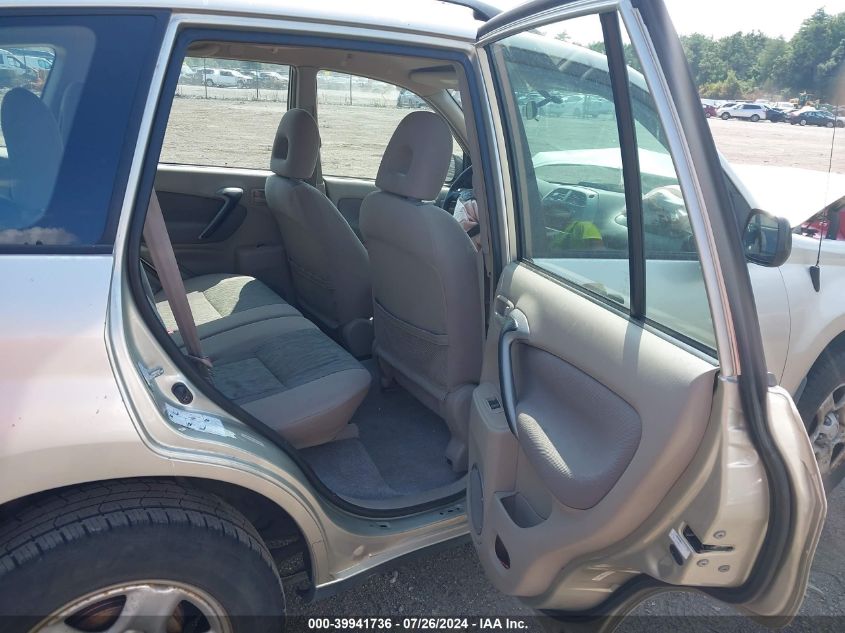 2002 Toyota Rav4 VIN: JTEGH20V520049790 Lot: 39941736