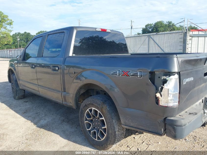 2017 FORD F150 VIN: 1FTEW1E86HKD49589