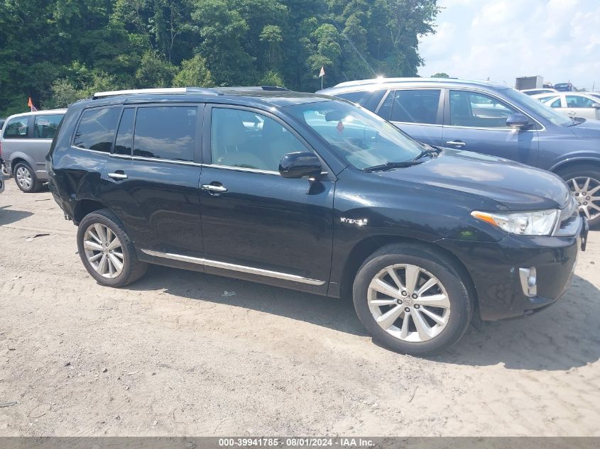 2011 Toyota Highlander Hybrid Limited V6 VIN: JTEDC3EH1B2001671 Lot: 39941785