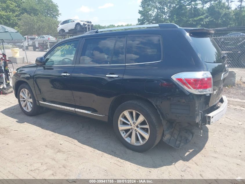 2011 Toyota Highlander Hybrid Limited V6 VIN: JTEDC3EH1B2001671 Lot: 39941785