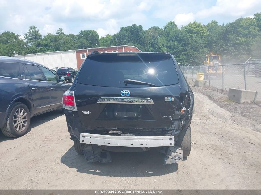 2011 Toyota Highlander Hybrid Limited V6 VIN: JTEDC3EH1B2001671 Lot: 39941785