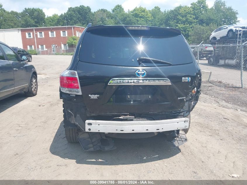 2011 Toyota Highlander Hybrid Limited V6 VIN: JTEDC3EH1B2001671 Lot: 39941785