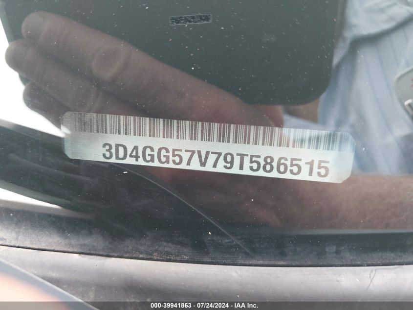2009 Dodge Journey Sxt VIN: 3D4GG57V79T586515 Lot: 39941863