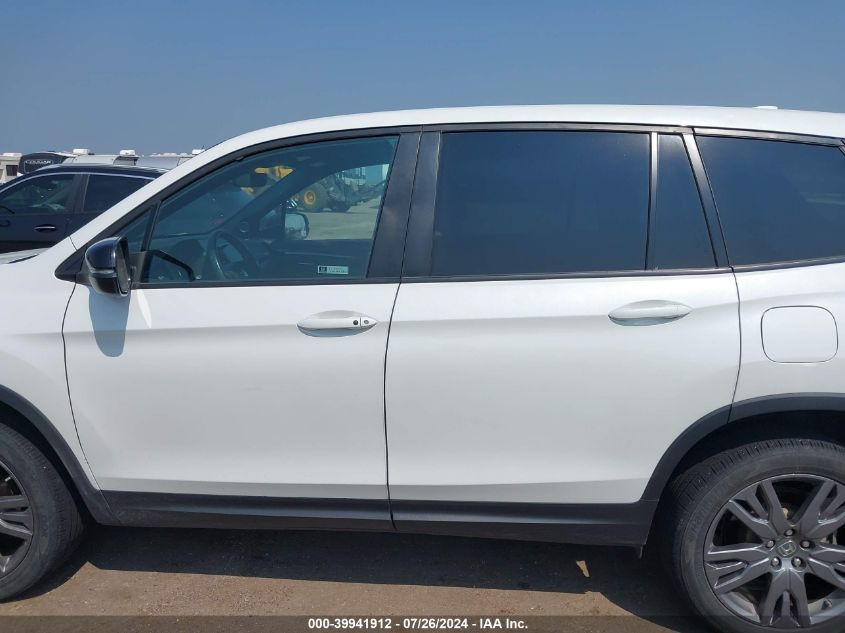 2019 Honda Passport Ex-L VIN: 5FNYF8H5XKB030188 Lot: 39941912