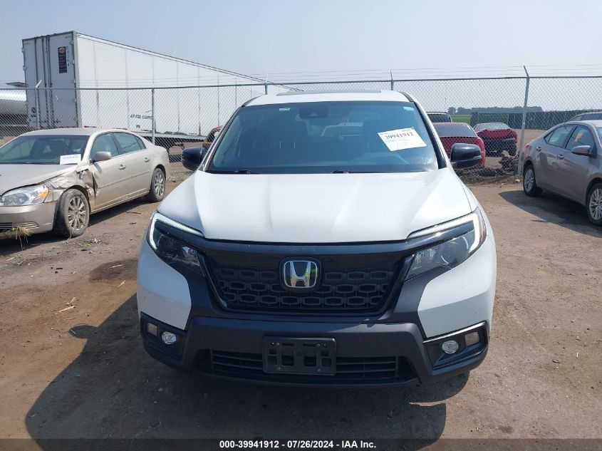 2019 Honda Passport Ex-L VIN: 5FNYF8H5XKB030188 Lot: 39941912