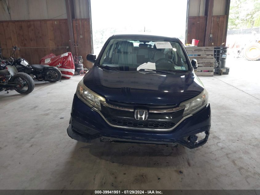 2015 Honda Cr-V Lx VIN: 5J6RM4H39FL068946 Lot: 39941951