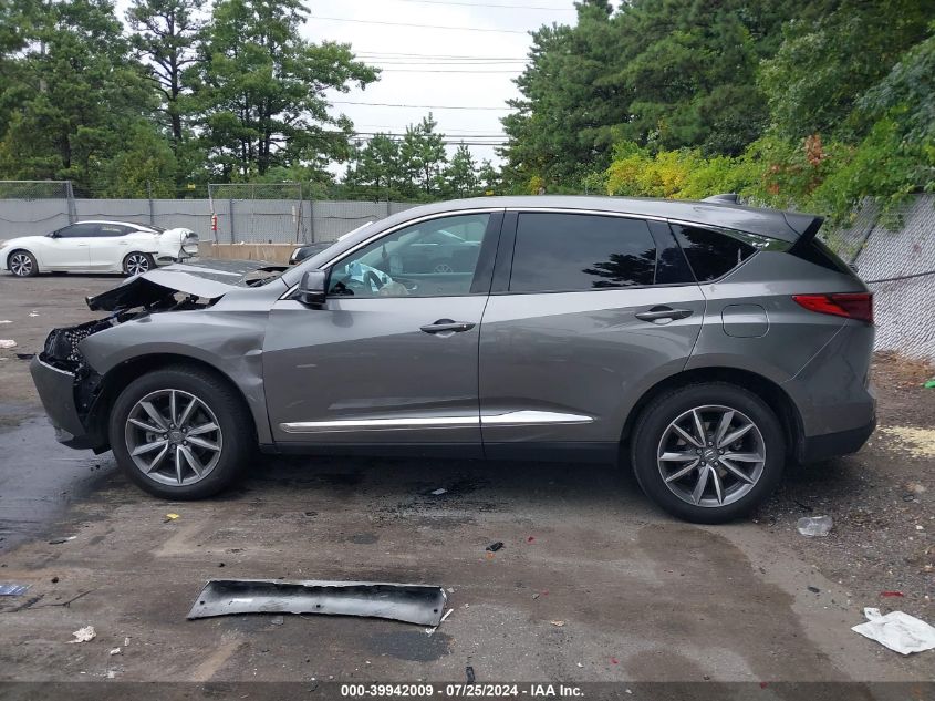 2022 Acura Rdx Technology Package VIN: 5J8TC2H54NL008836 Lot: 39942009