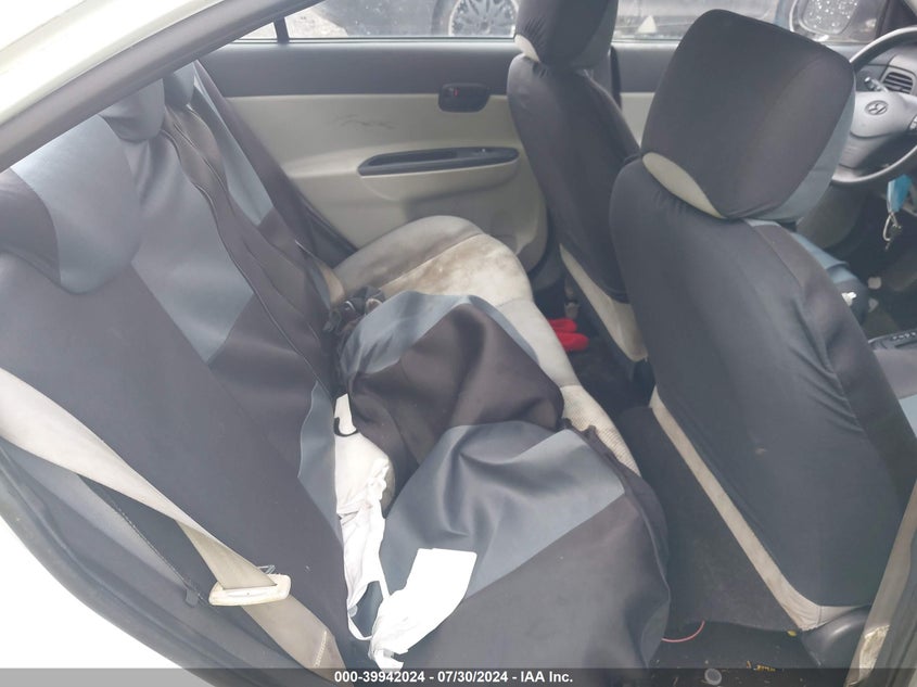 2010 Hyundai Accent Gls VIN: KMHCN4AC8AU499487 Lot: 39942024