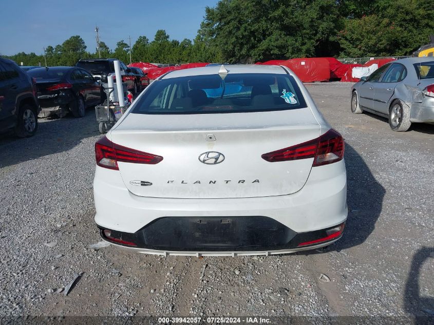 2019 Hyundai Elantra Sel VIN: 5NPD84LF4KH403616 Lot: 39942057