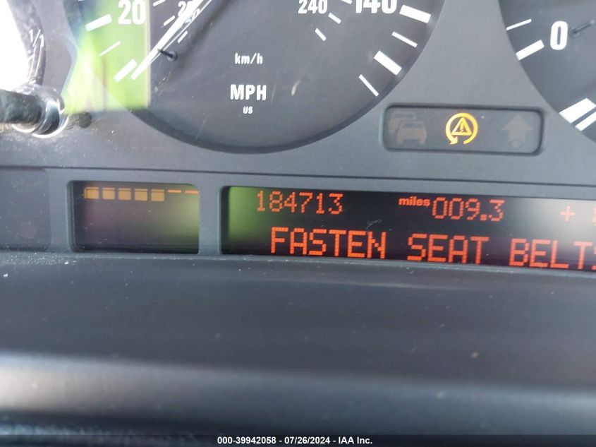 2002 BMW 540It VIN: WBADR63412GN92265 Lot: 39942058