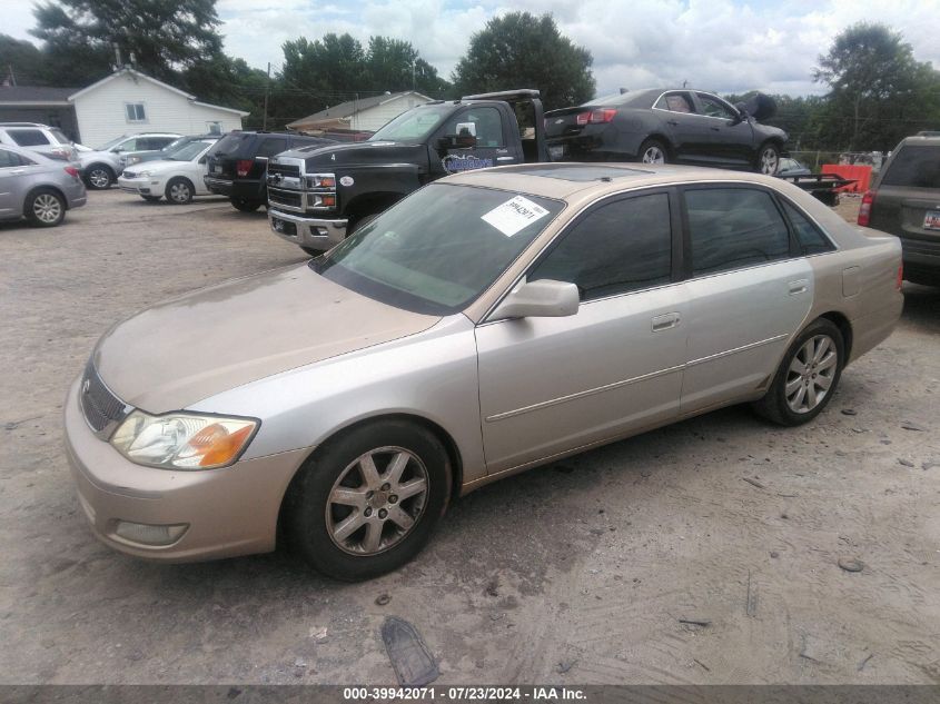 4T1BF28B12U227665 | 2002 TOYOTA AVALON