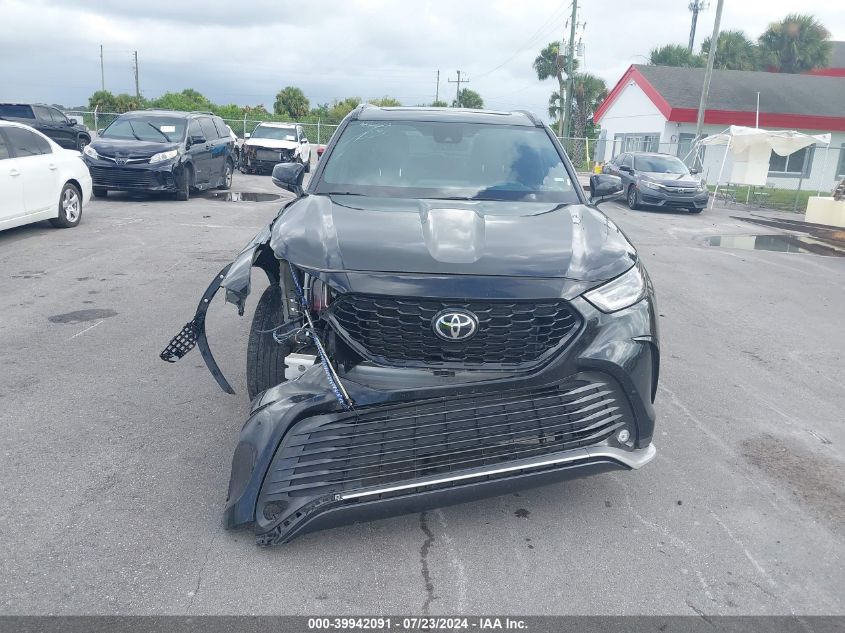 2022 Toyota Highlander Xse VIN: 5TDLZRAH1NS133642 Lot: 39942091