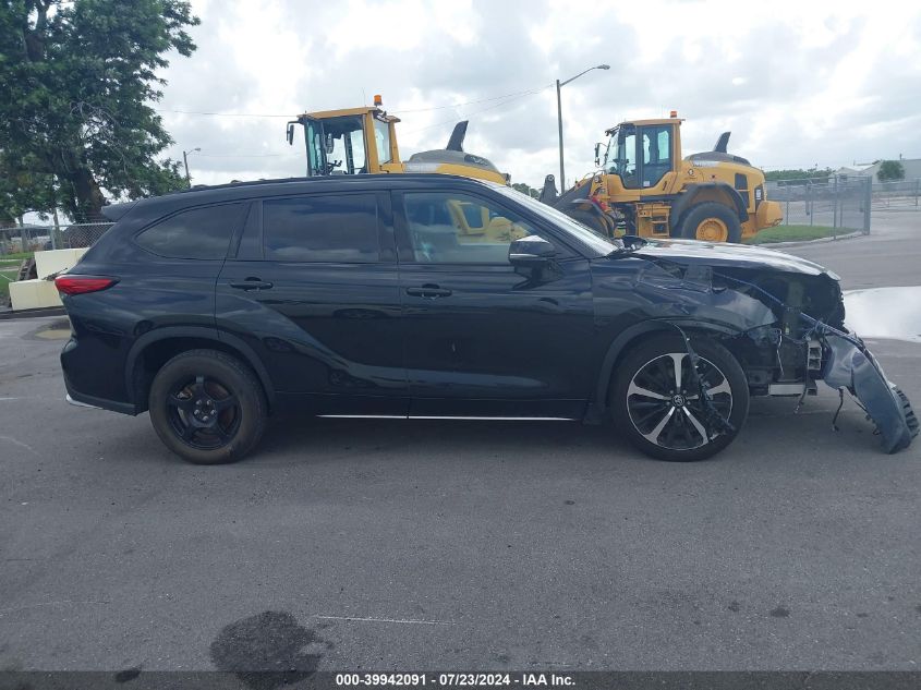 2022 Toyota Highlander Xse VIN: 5TDLZRAH1NS133642 Lot: 39942091