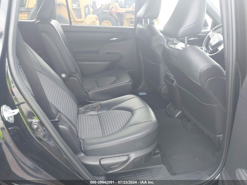 2022 Toyota Highlander Xse VIN: 5TDLZRAH1NS133642 Lot: 39942091