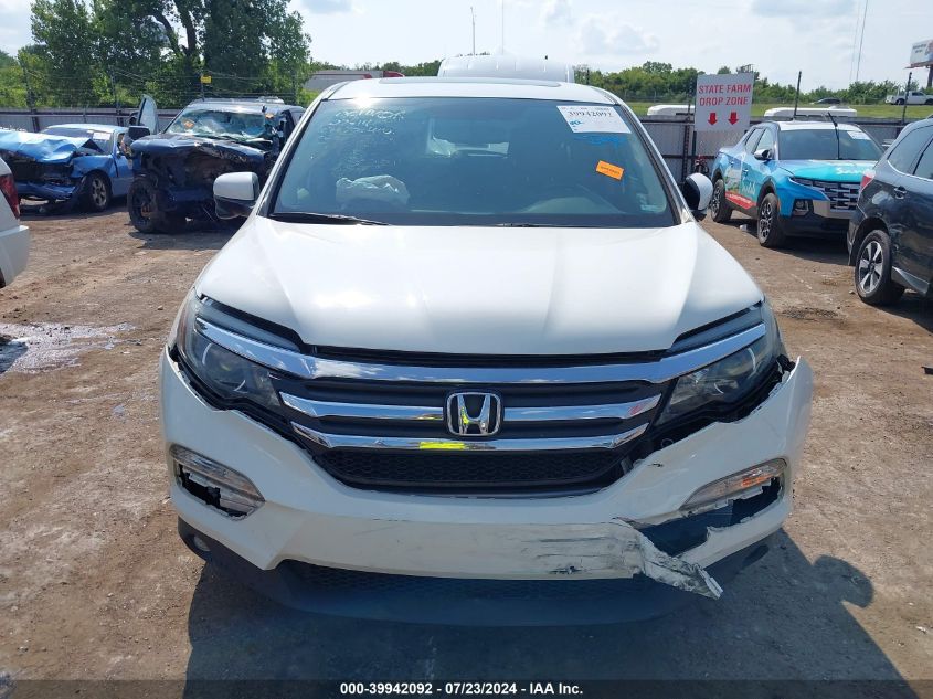 2018 Honda Pilot Ex-L VIN: 5FNYF6H71JB030536 Lot: 39942092