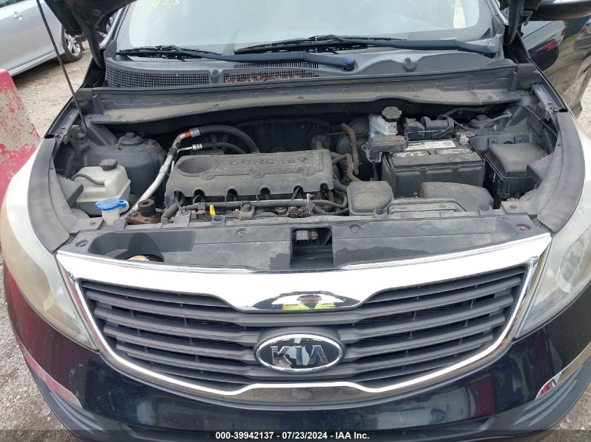 2012 Kia Sportage Lx VIN: KNDPB3A22C7226479 Lot: 39942137