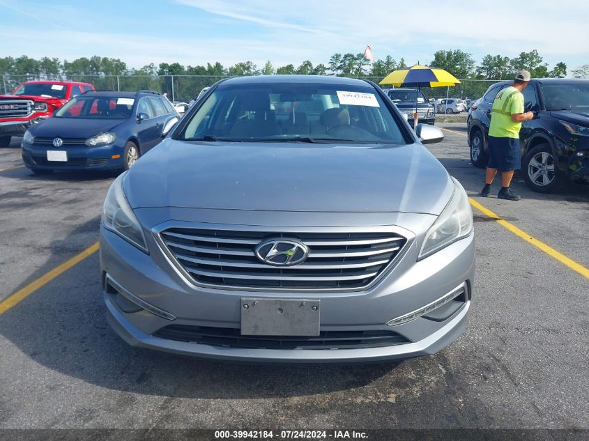 2015 Hyundai Sonata Se VIN: 5NPE24AF5FH003109 Lot: 39942184