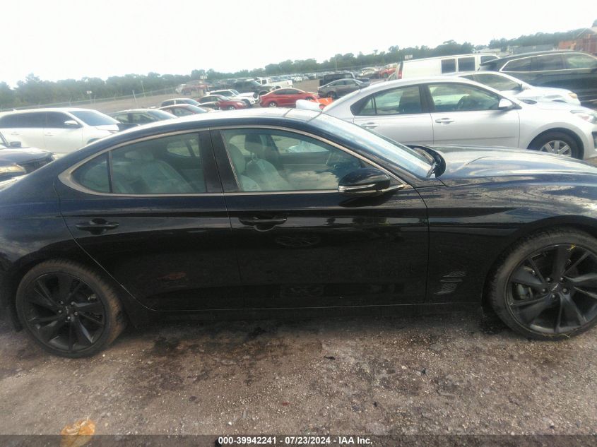 KMTG34TA4PU129459 2023 Genesis G70 2.0T Rwd