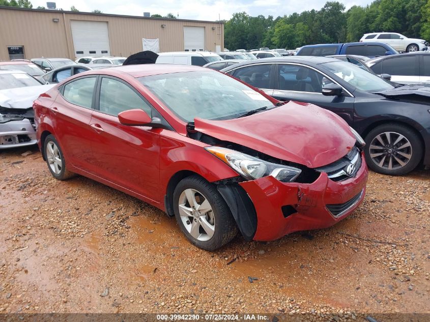 KMHDH4AE2DU813166 2013 Hyundai Elantra Gls