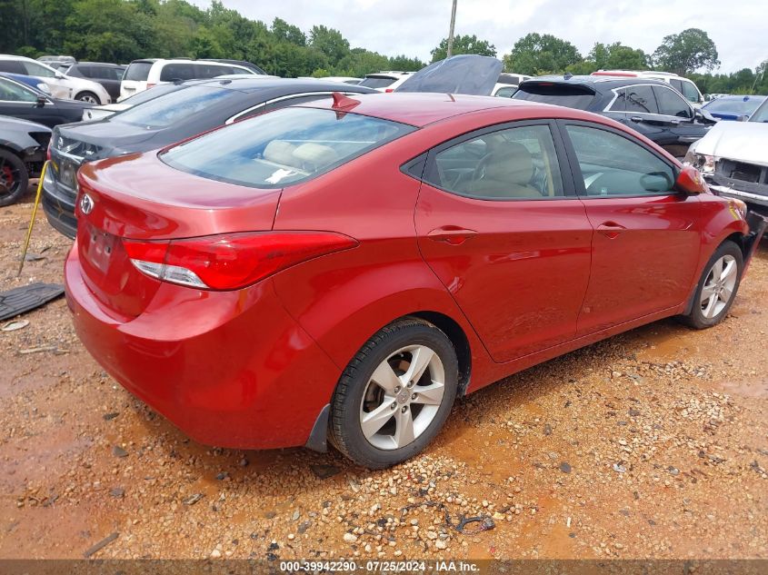 KMHDH4AE2DU813166 2013 Hyundai Elantra Gls