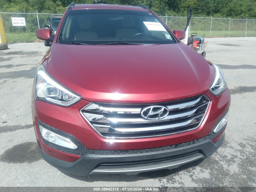 2014 Hyundai Santa Fe Sport 2.4L VIN: 5XYZU3LBXEG201402 Lot: 39942318