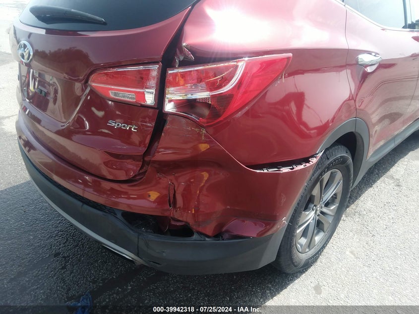2014 Hyundai Santa Fe Sport 2.4L VIN: 5XYZU3LBXEG201402 Lot: 39942318