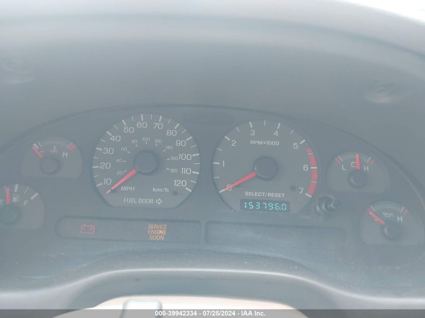 2000 Ford Mustang VIN: 1FAFP4044YF263574 Lot: 39942334