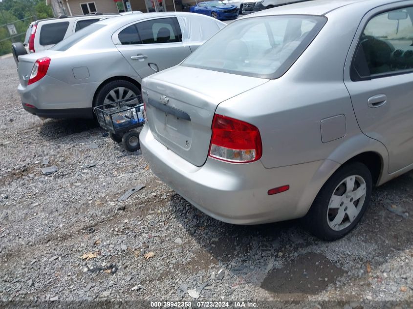 2006 Chevrolet Aveo Ls/Special Value VIN: KL1TD56686K633408 Lot: 39942358