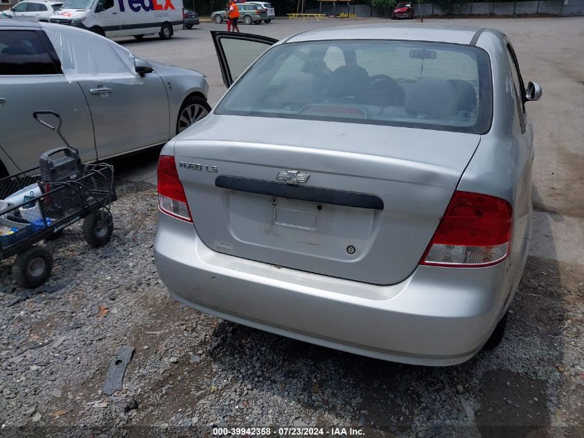 KL1TD56686K633408 2006 Chevrolet Aveo Ls/Special Value