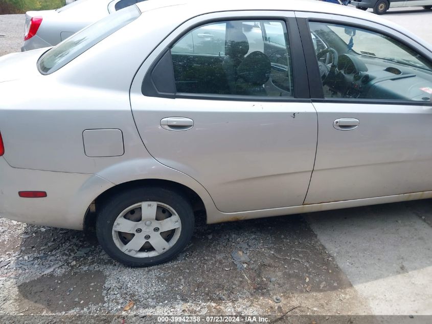 2006 Chevrolet Aveo Ls/Special Value VIN: KL1TD56686K633408 Lot: 39942358