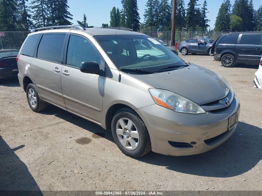 2010 Toyota Sienna Le VIN: 5TDKK4CC7AS315974 Lot: 39942365