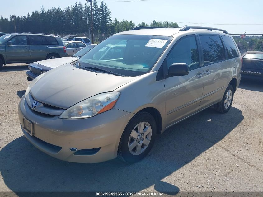 2010 Toyota Sienna Le VIN: 5TDKK4CC7AS315974 Lot: 39942365