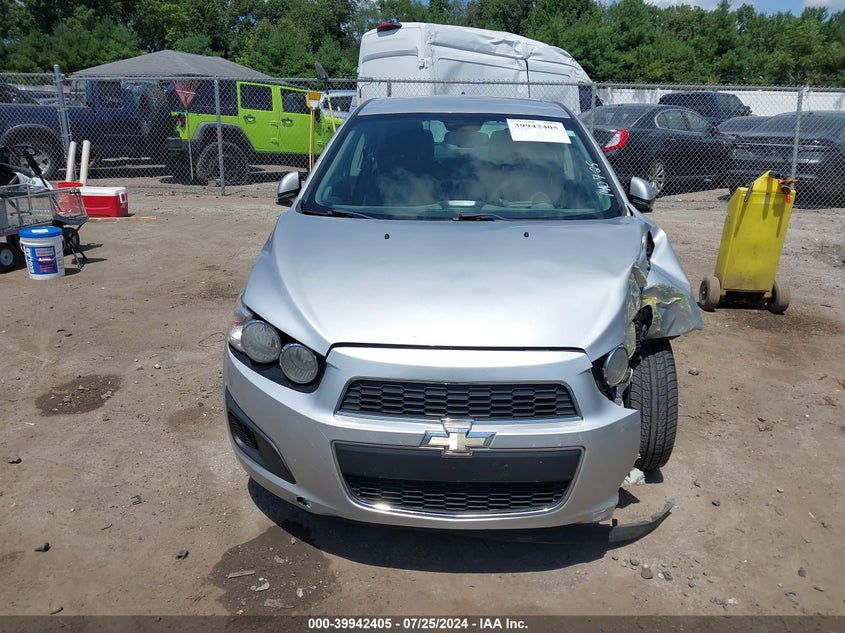 2012 Chevrolet Sonic Lt VIN: 1G1JC5SH2C4153576 Lot: 39942405