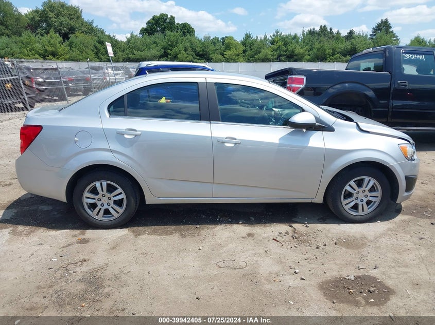 2012 Chevrolet Sonic Lt VIN: 1G1JC5SH2C4153576 Lot: 39942405