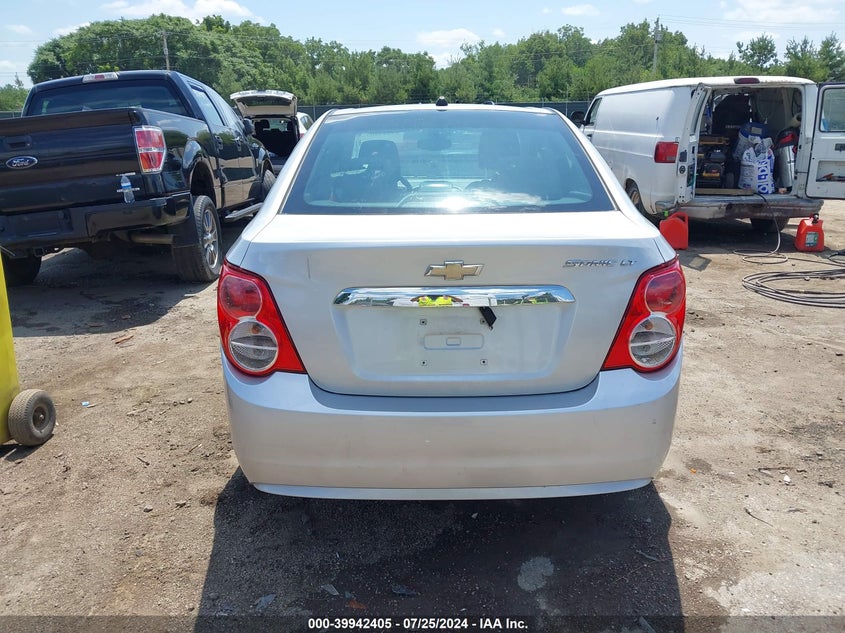 2012 Chevrolet Sonic Lt VIN: 1G1JC5SH2C4153576 Lot: 39942405