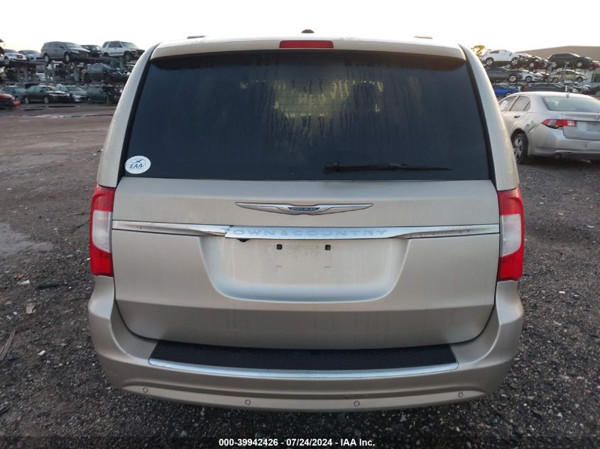 2013 Chrysler Town & Country Touring L VIN: 2C4RC1CG2DR777501 Lot: 39942426