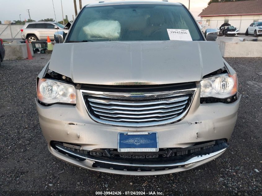 2013 Chrysler Town & Country Touring L VIN: 2C4RC1CG2DR777501 Lot: 39942426