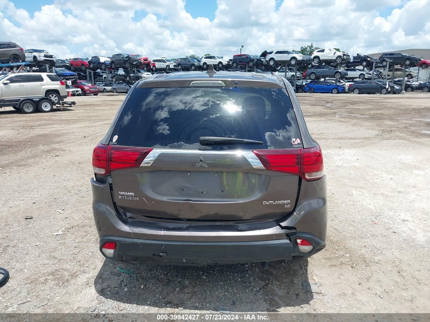 2018 Mitsubishi Outlander Se VIN: JA4AD3A39JZ008673 Lot: 39942427