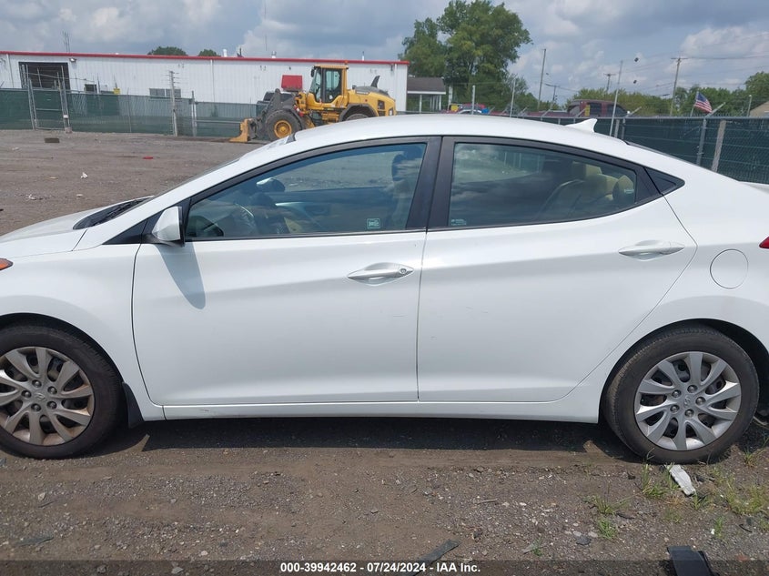 2013 Hyundai Elantra Gls VIN: 5NPDH4AE2DH171837 Lot: 39942462