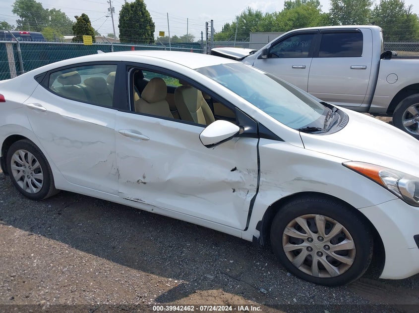 2013 Hyundai Elantra Gls VIN: 5NPDH4AE2DH171837 Lot: 39942462